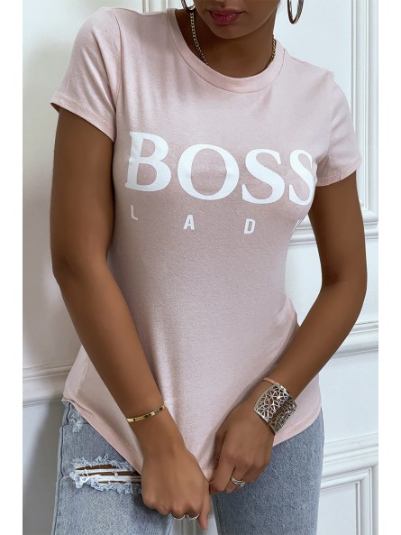 Tee-shirt rose imprimé BOSS - 2
