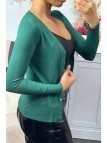 GiGGt vert en maille tricot très extensible et très doux - 7