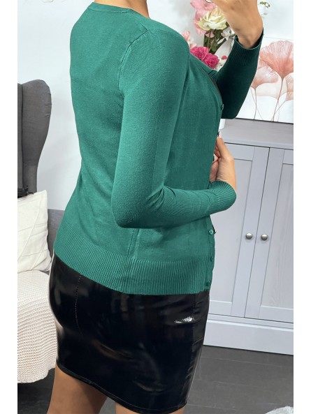 GiGGt vert en maille tricot très extensible et très doux - 8