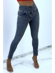 PaPPalon jeans taille haute avec 3 boutons à la taille - 3