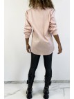 Chemise rose en coton très tendance et agréable à porter - 6