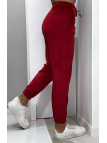 Ensemble tunique et pantalon rouge - 5