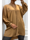 Robe tunique camel - 2