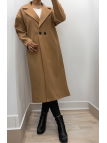 Trench long camel fluide  - 2