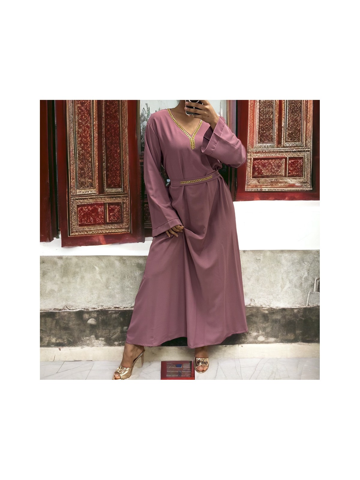 Abaya Rania violet  - 2