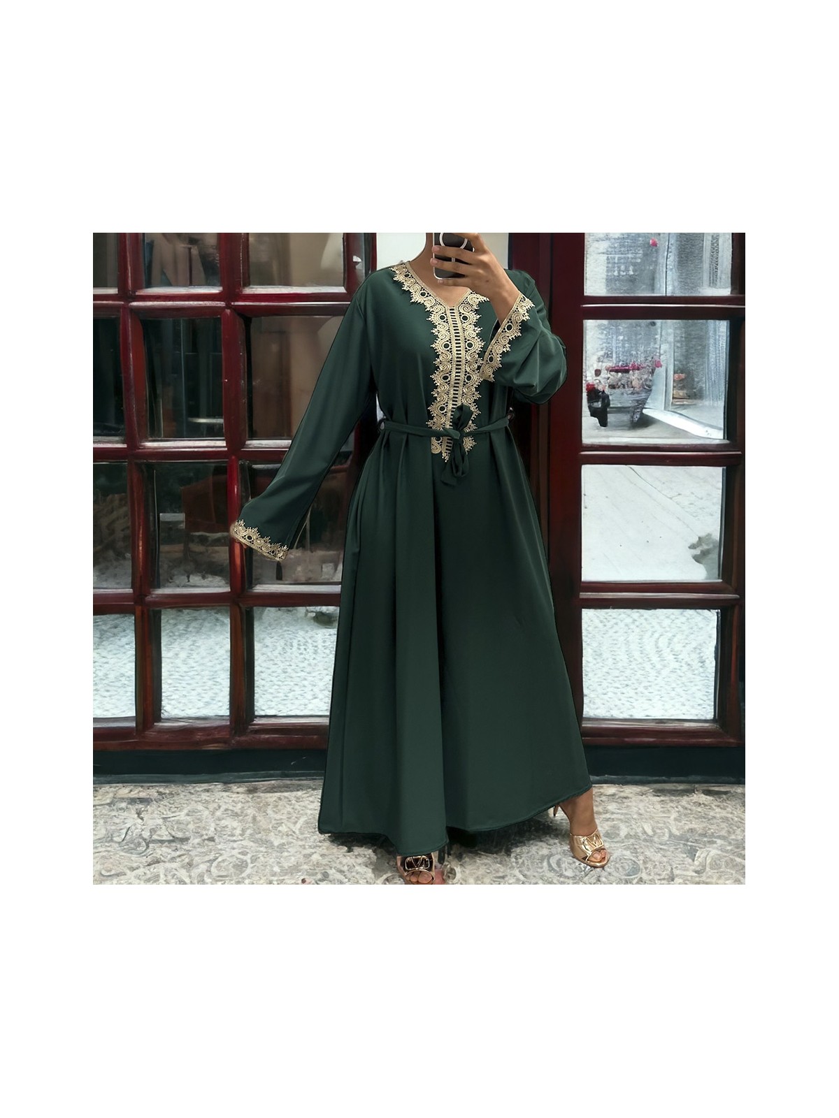 Abaya Layla canard - 2