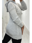 Tunique en tricot gris - 3