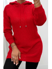 Tunique en tricot rouge - 2