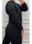 Tunique en tricot noir - 2