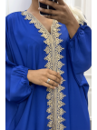 Longue abaya royal over size avec une jolie dentelle - 5