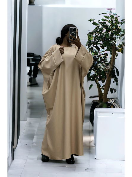 Abaya beige over size (36-52) coupe kimono - 3