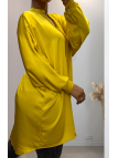 Robe tunique moutarde - 3